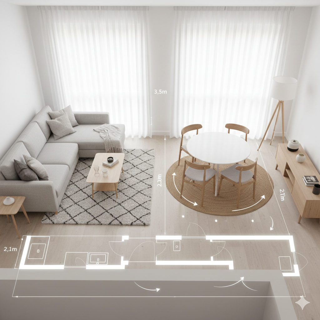 Space Planning & Layout Optimization - Professional Interior Design by Nobho